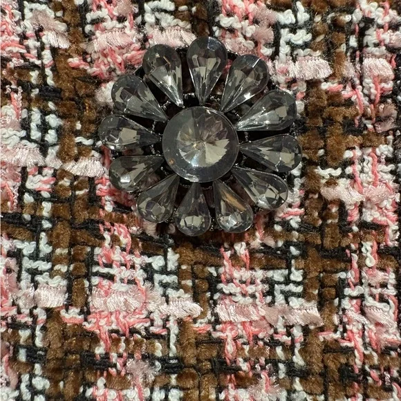 Kate Spade New York Enchanted Tweed Coat Size Large EUC - Picture 9 of 12